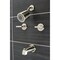 Kingston Brass KBX8148CML Two-Handle Tub and Shower Faucet, Brushed Nickel KBX8148CML - alternate 2